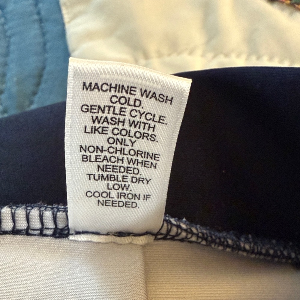 Cato Navy and White A-Line Skirt - Picture 3 of 4